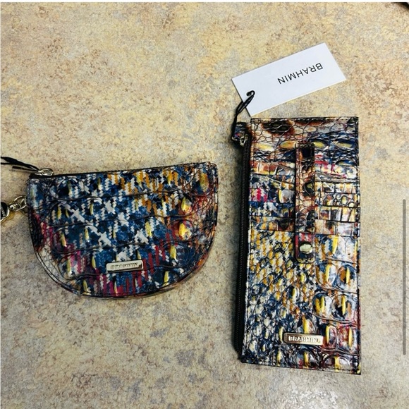NWT Brahmin 3 Piece Set Duxbury Purse wallet Britt - Picture 5 of 10
